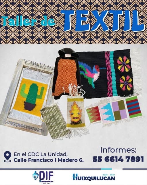 Taller de Textil en CDC La Unidad