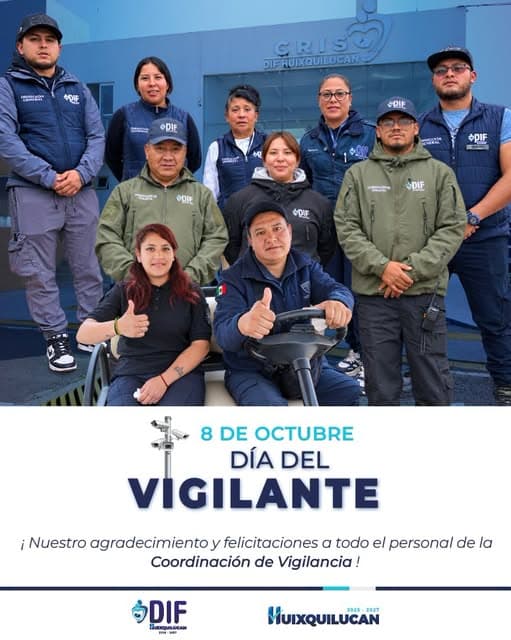 ¡Feliz Día del Vigilante!Hoy reconocemos y agradecemos a quienes