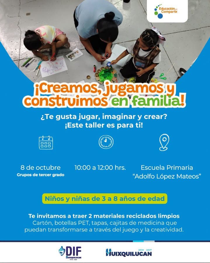 Taller de creatividad y juego para niñas y niños