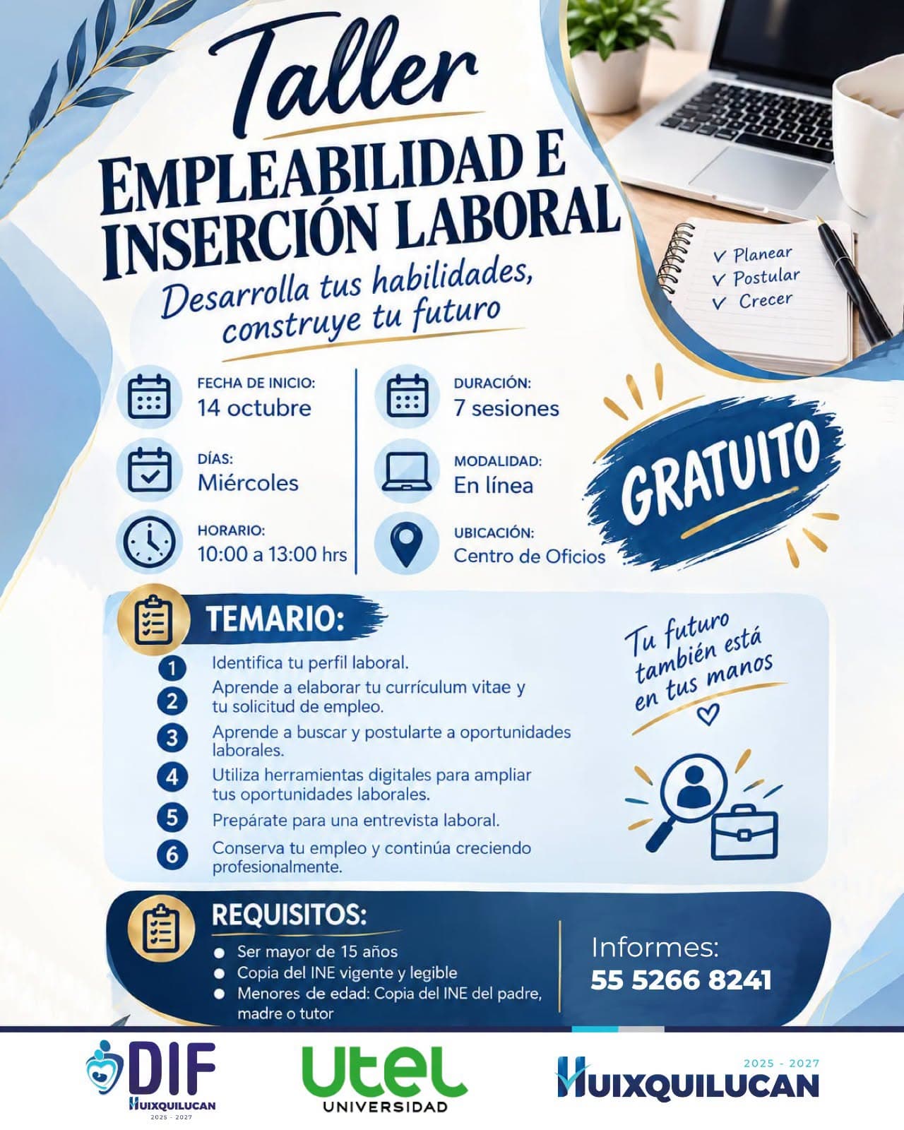 Taller de Empleabilidad e Inserción Laboral con Utel Universidad