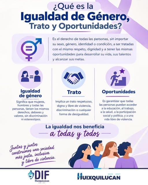 Promueve el SMDIF Huixquilucan la igualdad de género y la no discriminación