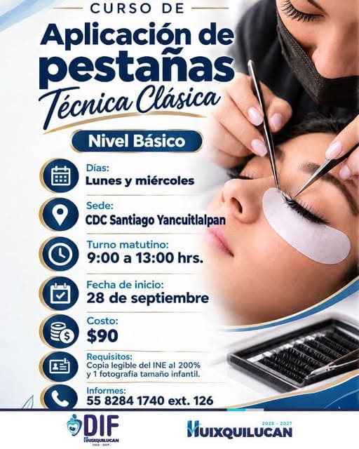 Curso de Aplicación de Pestañas Técnica Clásica Nivel Básico
