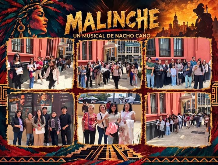 Vecinos de Huixquilucan disfrutan de la puesta en escena Malinche El Musical