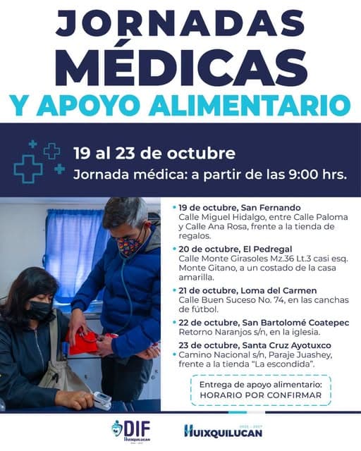 Jornadas Médicas y de Apoyo Alimentario