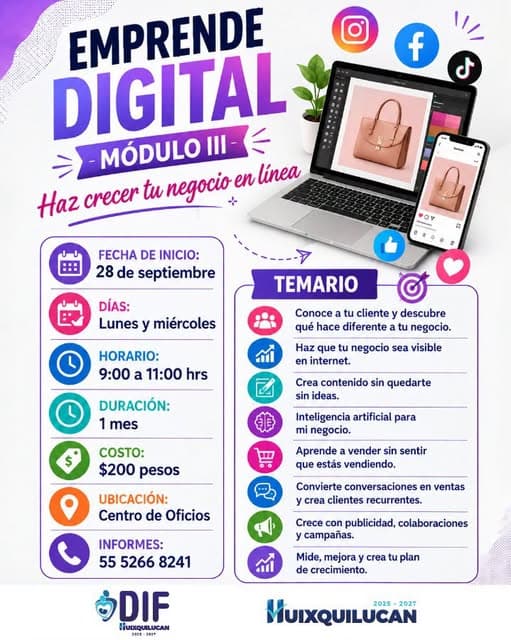 Curso Emprende Digital – Módulo III