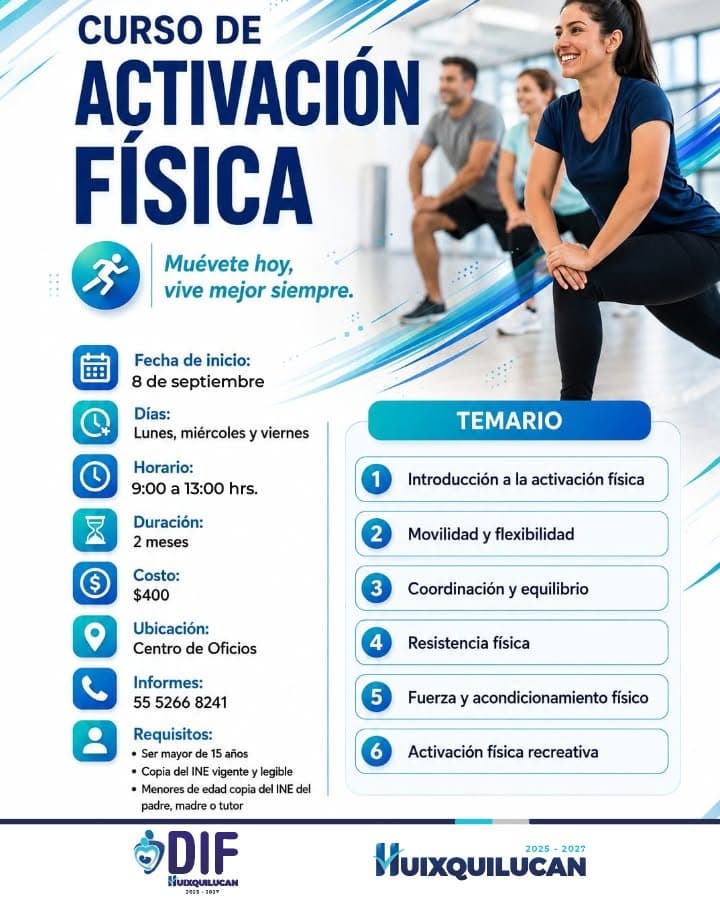 Curso de Activación Física en el Centro de Oficios